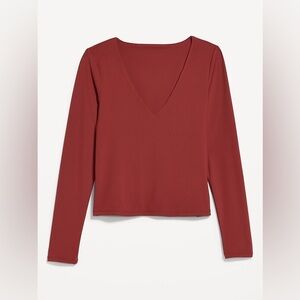 Old Navy V-Neck Long Sleeve Double Layered Top